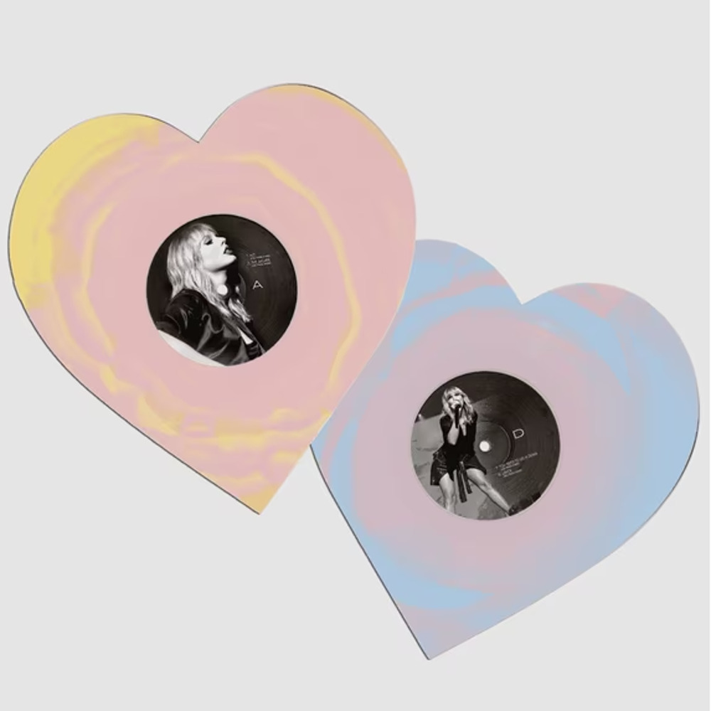 Taylor Swift Lover (Live From Paris) Heart Shaped Vinyl - 2025 Version